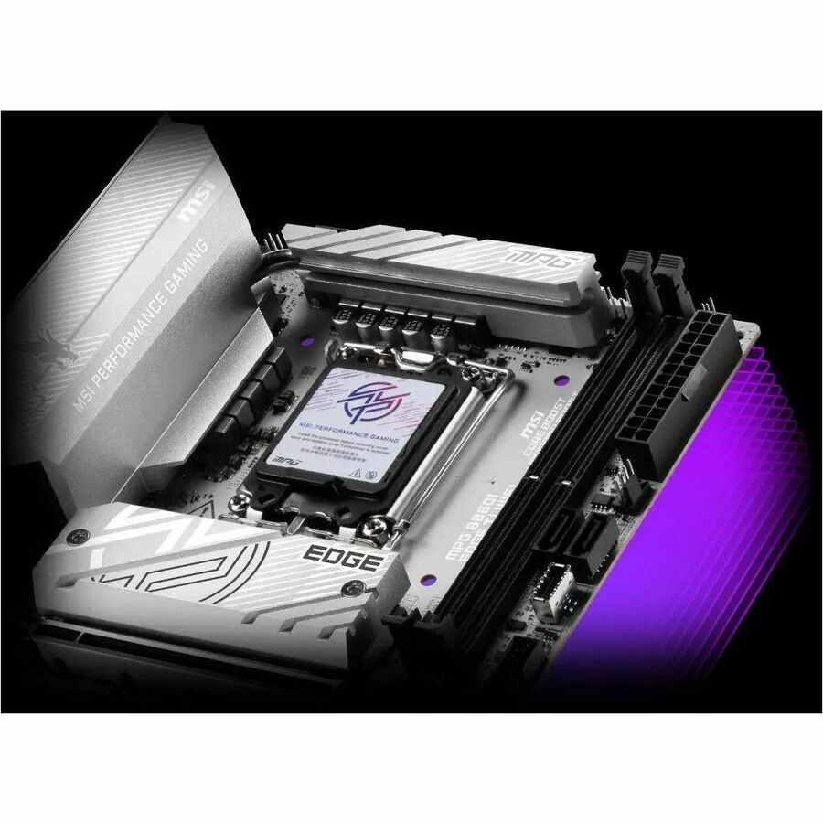 MSI MPG MPG B860I EDGE TI WIFI Gaming Desktop Motherboard - Intel B860 Chipset - Socket LGA-1851 - Mini ITX