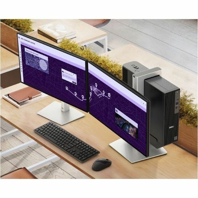 Dell Pro Slim QCS1250 Desktop Computer - Intel Core Ultra 7 265 - 16 GB - 512 GB SSD - Slim PC - Standard Black