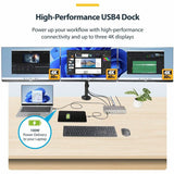 3x Monitor USB4 Dock, 100W PD