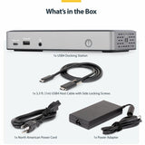 3x Monitor USB4 Dock, 100W PD