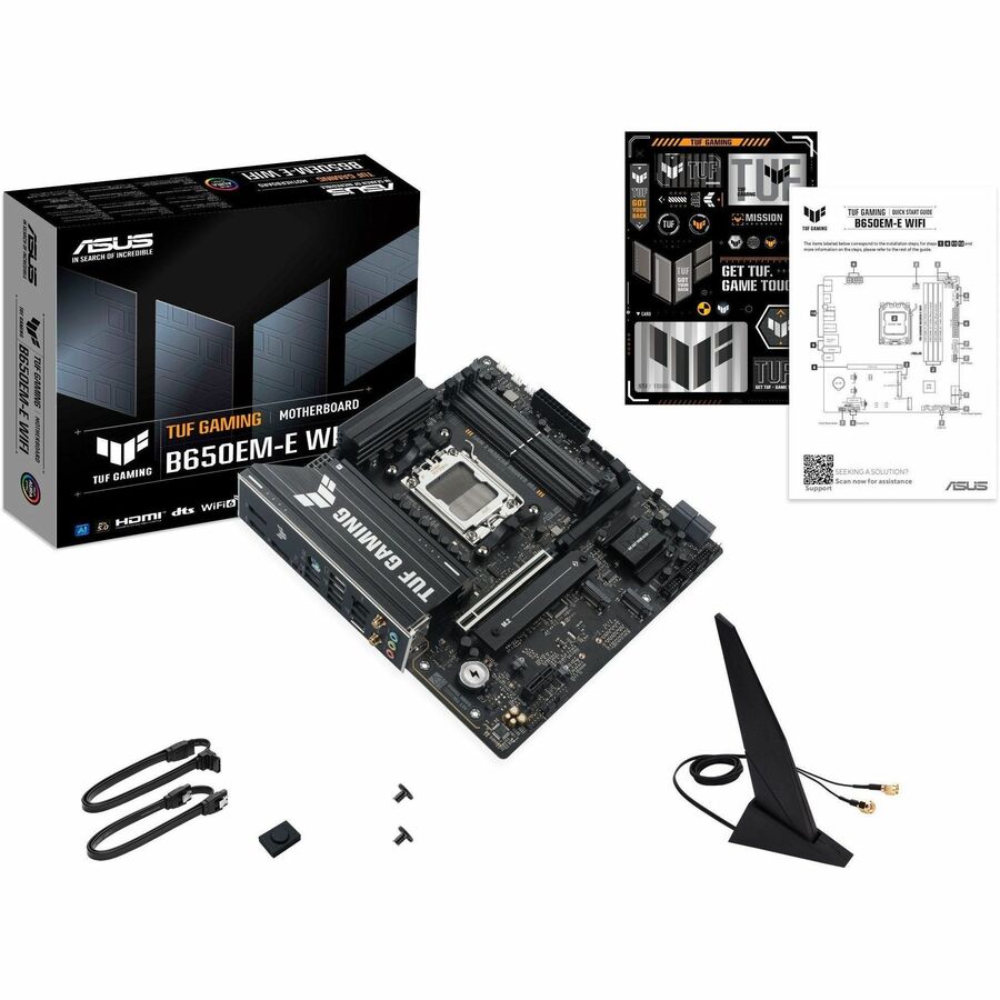 TUF GAMING B650EM-E WIFI Gaming Desktop Motherboard - AMD B650 Chipset - Socket AM5 - Micro ATX