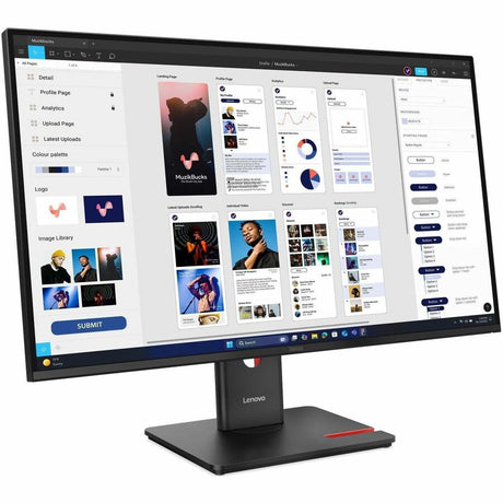 Lenovo ThinkVision T32UD-40 32" Class 4K UHD LED Monitor - 16:9 - Eclipse Black