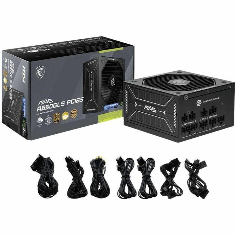 MSI MAG A650GLS PCIE5 650W Power Supply