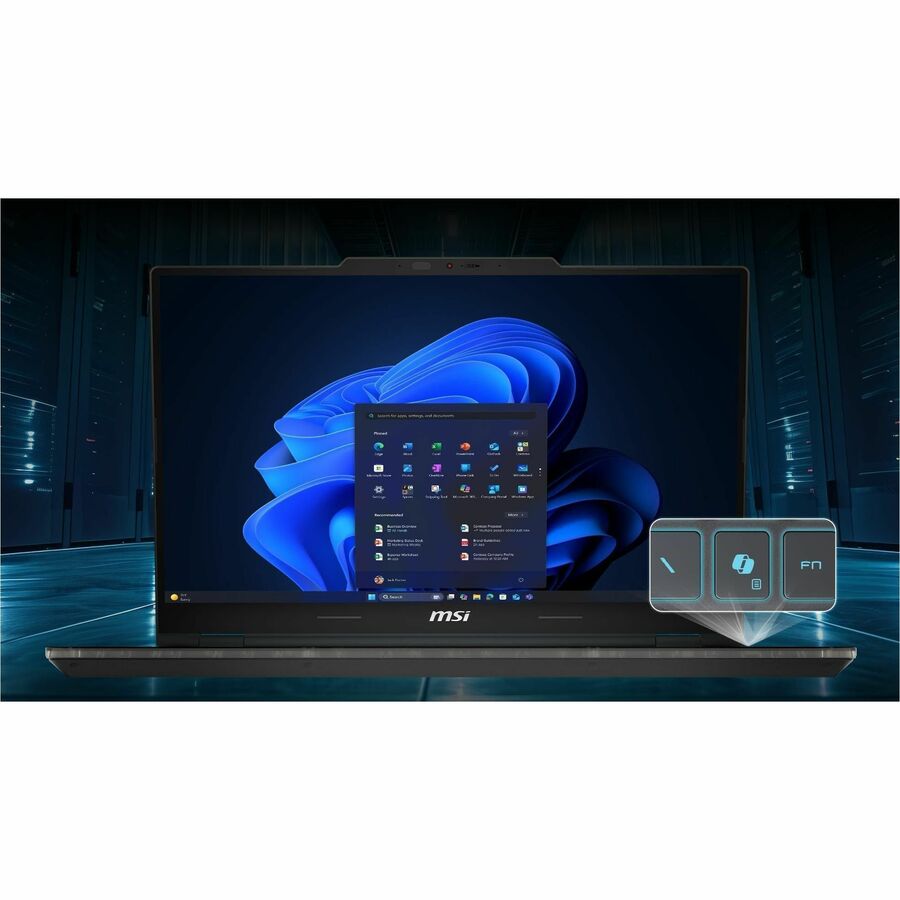 MSI Cyborg 15 B2RW Cyborg 15 B2RWEKG-257US 15.6" Gaming Notebook - Full HD - 144 Hz - Intel Core 7 240H - 32 GB - 1 TB SSD - Translucent Black