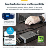 4 Port USB C Charger 240W