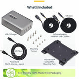 4 Port USB C Charger 240W