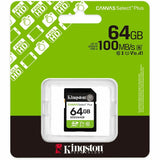 Kingston Canvas Select Plus 64 GB Class 10/UHS-I (U1) V10 SDXC