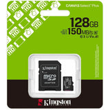 Kingston Canvas Select Plus 128 GB Class 10/UHS-I (U1) V10 microSDXC - 1