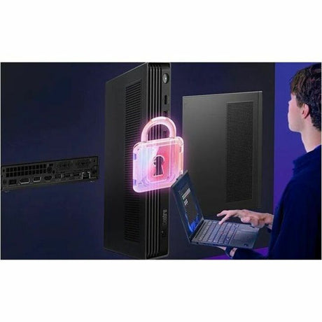 Lenovo ThinkCentre M90q Gen 6 13AC001TUS Desktop Computer - Intel Core Ultra 5 235 - 32 GB - 512 GB PCI Express NVMe 4.0 x4 SSD - Tiny - Black