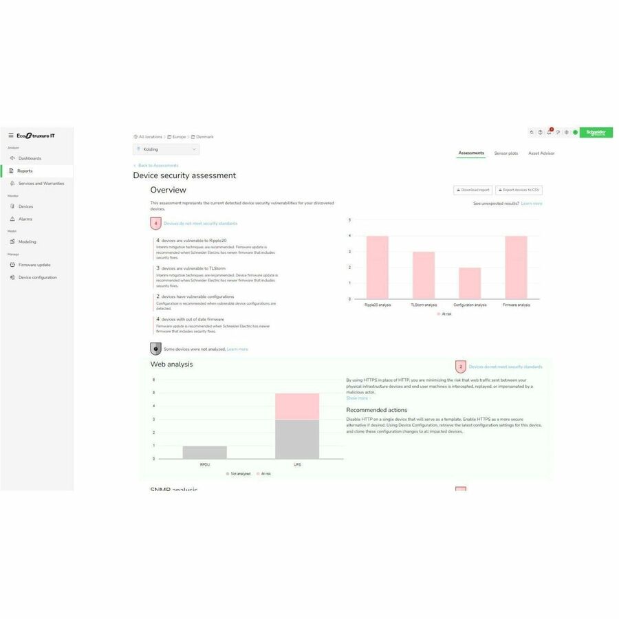 Subscription, Ecostruxure IT Expert, 1 year, 500 nodes, Digital, Remote monitoring and management of Data Centers.