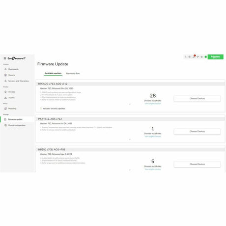 Subscription, Ecostruxure IT Expert, 1 year, 100 nodes, Digital, Remote monitoring and management of Data Centers.