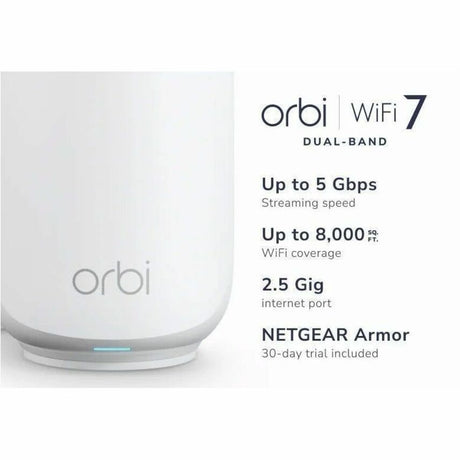 Netgear Orbi Wi-Fi 7 IEEE 802.11be Ethernet Wireless Router