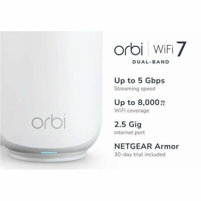 Netgear Orbi Wi-Fi 7 IEEE 802.11be Ethernet Wireless Router