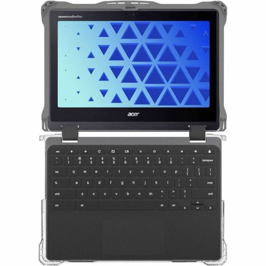 MAXCases Extreme Shell-FL for Acer R857T/R857TN Chromebook 12" (Grey)