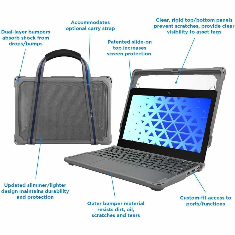 MAXCases Extreme Shell-F3 for Dell Pro 14" (Windows) (Grey)