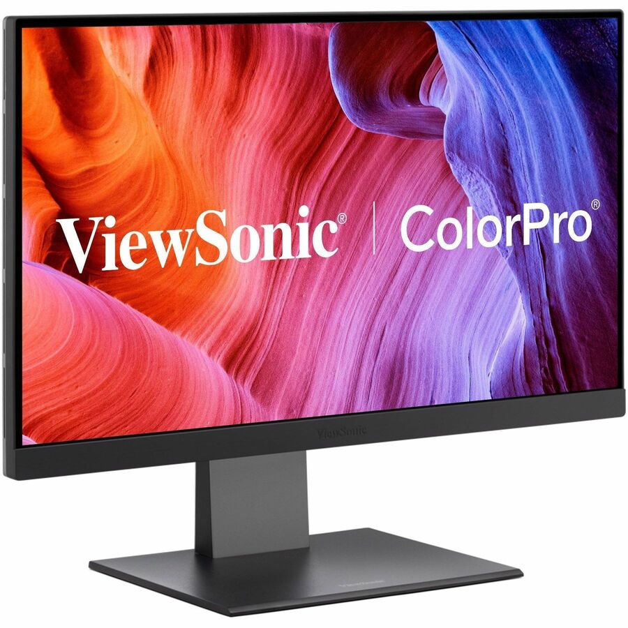 ViewSonic VP2488-4K 24 Inch 4K Mac-Ready Monitor with 100%sRGB, 98% DCI-P3, Pantone Validated, Advanced Ergonomics, Thunderbolt 4, USB Hub, HDMI, and DP for Home and Office