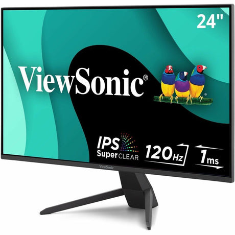 ViewSonic VX2470-MHD 24 Inch 1080p IPS Monitor with 120Hz, 1ms, Variable Refresh Rate, Eye Care, HDMI, VGA and DisplayPort Inputs