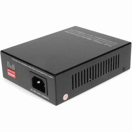 AddOn 10/100/1000Base-TX(RJ-45) to Open SFP Port POE Media Converter