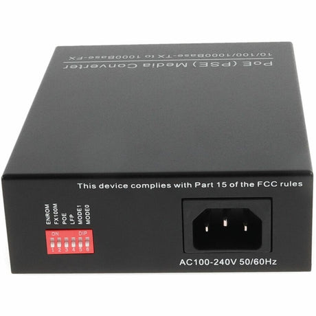 AddOn 10/100/1000Base-TX(RJ-45) to Open SFP Port POE Media Converter