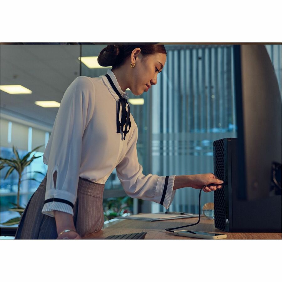 HP ProDesk 4 G1i Desktop Computer - Intel Core Ultra 5 235 - vPro Technology - 16 GB - 512 GB SSD - Tower - Jack Black