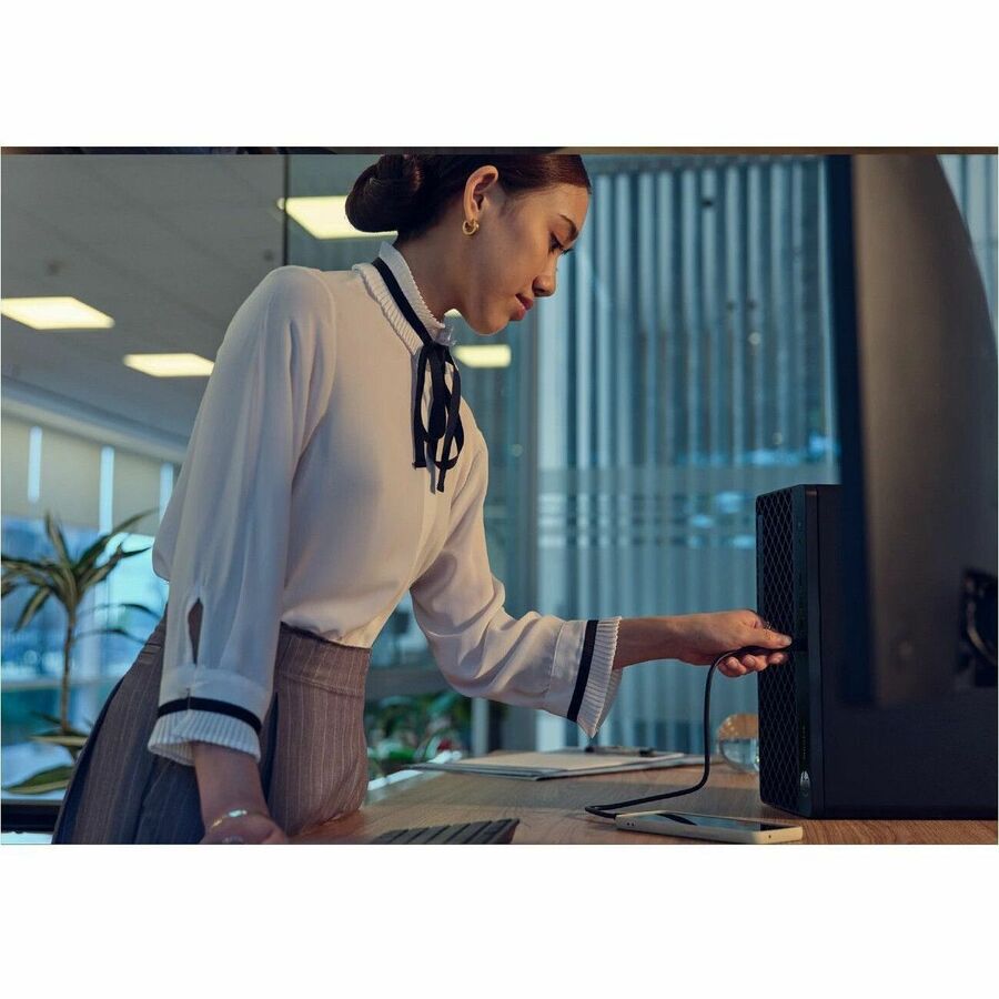 HP ProDesk 4 G1i Desktop Computer - Intel Core Ultra 7 265 - vPro Technology - 16 GB - 512 GB SSD - Tower - Jack Black