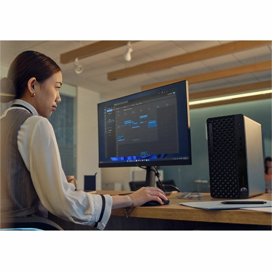 HP ProDesk 4 G1i Desktop Computer - Intel Core Ultra 7 265 - vPro Technology - 16 GB - 512 GB SSD - Tower - Jack Black