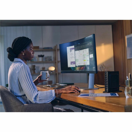 HP EliteDesk 8 G1a Desktop Computer - AMD Ryzen AI 5 PRO 340 - 16 GB - 256 GB SSD - Mini PC - Jack Black