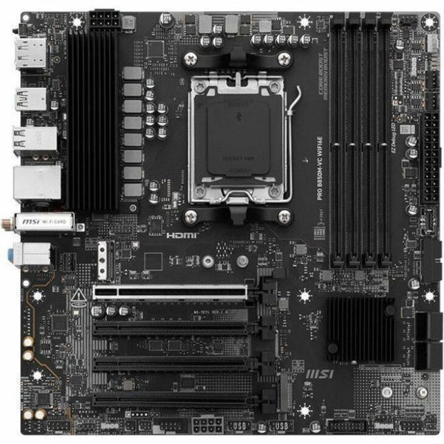 MSI Pro PRO B850M-VC WIFI6E Gaming Desktop Motherboard - AMD B850 Chipset - Socket AM5 - Micro ATX