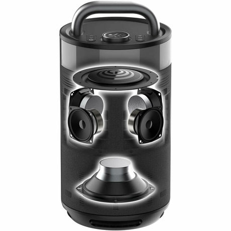 JLab Epic Party Portable Bluetooth Speaker System - 100 W RMS - Black