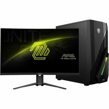 MSI MAG 321CQF E18 32" Class WQHD Curved Screen Gaming LCD Monitor - 16:9 - Black