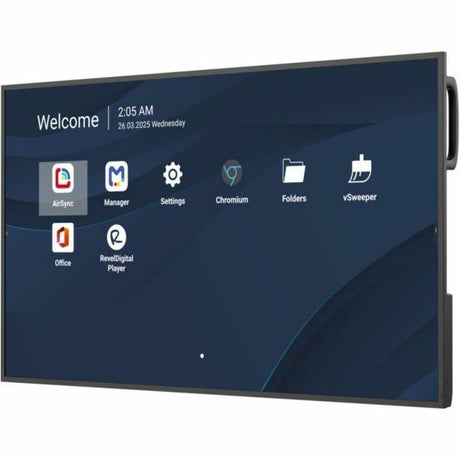 ViewSonic CDE4331 43 Inch 4K UHD Commercial Display with 500-nit Brightness, 5000:1 Contrast Ratio, 8GB RAM, 32GB Storage, 16W Dual Speakers, Wifi Slot, HDMI, USB A, and USB C Inputs