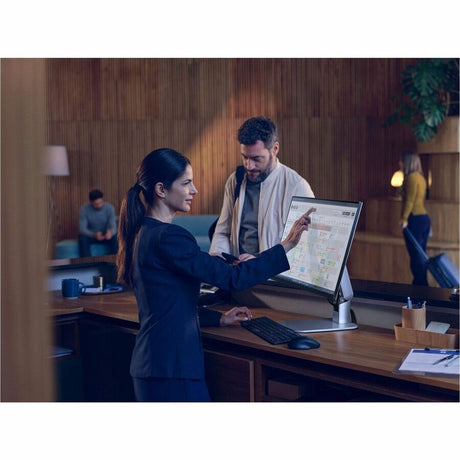 HP EliteStudio 8 AiO G1i All-in-One Computer - Intel Core Ultra 5 235 - vPro Technology - 16 GB - 512 GB SSD - 23.8" Full HD Touchscreen - Desktop - Pike Silver