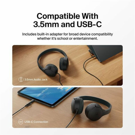 Belkin SoundForm Mini New Wired On-Ear Headphones for Kids