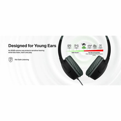 Belkin SoundForm Mini New Wired On-Ear Headphones for Kids