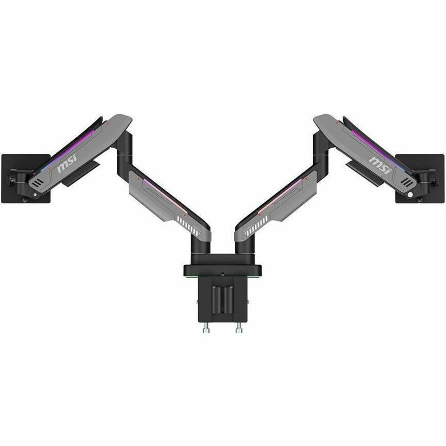 MSI Mounting Arm for Monitor, Flat Panel Mount, Curved Screen Display, Display - Matte Black, Painted Gray