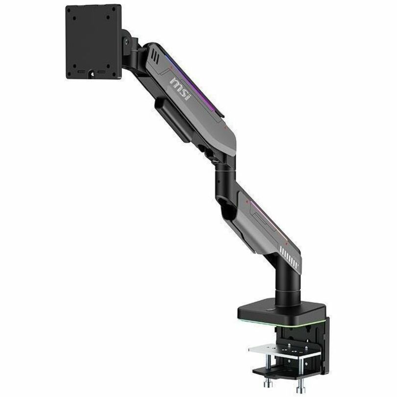 MSI Mounting Arm for Monitor, Display - Matte Black, Painted Gray - Horizontal