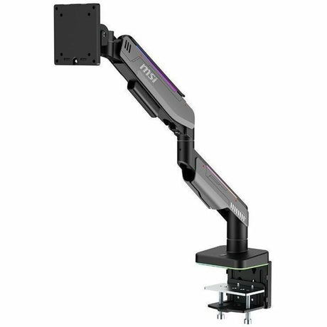 MSI Mounting Arm for Monitor, Display - Matte Black, Painted Gray - Horizontal