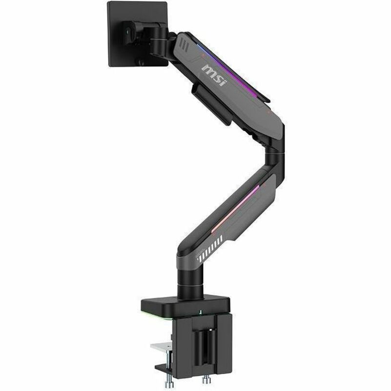 MSI Mounting Arm for Monitor, Display - Matte Black, Painted Gray - Horizontal