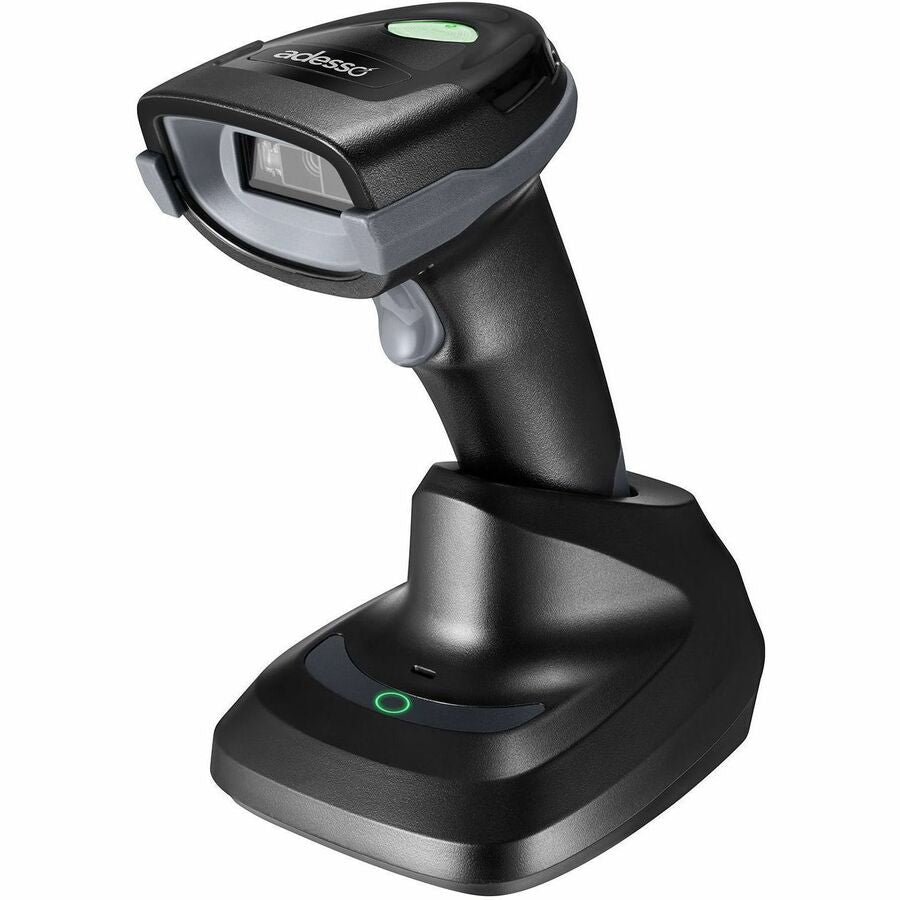 Adesso Wireless/Bluetooth/Wired 2D Barcode Scanner with Charging Cradle
