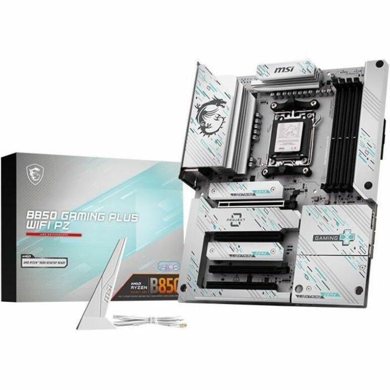 MSI B850 GAMING PLUS WIFI PZ Gaming Desktop Motherboard - AMD B850 Chipset - Socket AM5 - ATX