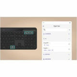 Logitech Signature Slim Solar+ K980 for Business, Wireless Keyboard, Quiet Typing, Secure Receiver, Bluetooth, Windows, Mac - Graphite