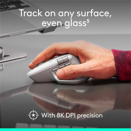 Logitech MX Master 4 for Mac, Ergonomic Bluetooth Mouse with Advanced Performance Haptic Feedback, Ultra-Fast Scrolling, USB-C Charging, MacOS, iPadOS, Windows - space black