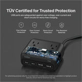 Belkin 3-Outlet Charging Station with 2 USB-A and 2 USB-C Ports 70W