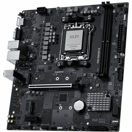 MSI B840M-B Gaming Desktop Motherboard - AMD B840 Chipset - Socket AM5 - Micro ATX