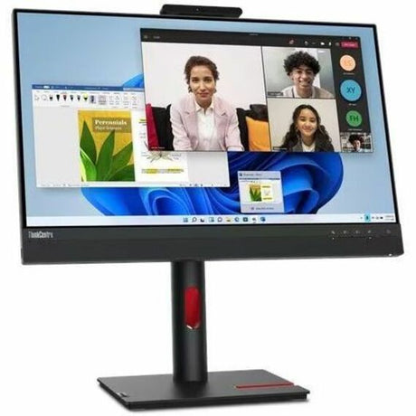 Lenovo ThinkCentre TIO24 Gen5 24" Class Webcam Full HD LED Monitor - 16:9 - Black