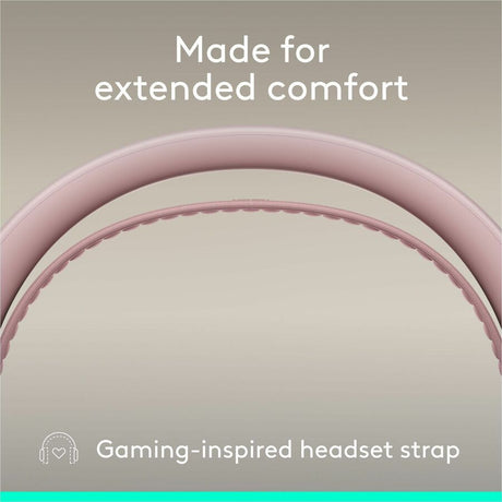 Logitech Zone Wired 2 for Business - Noise-Canceling Headset with Adaptive Hybrid ANC, Microsoft Teams Certified, USB-C with USB-A adapter, Rose