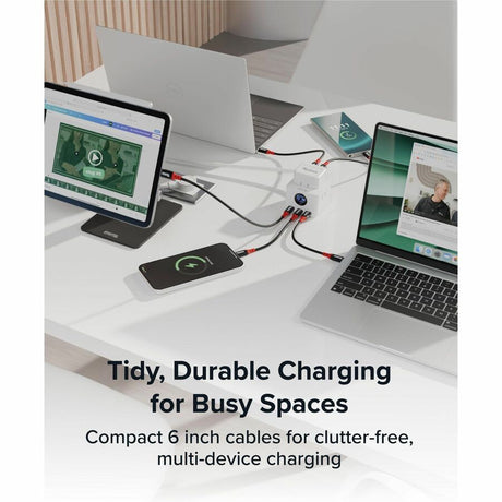 Plugable USB C to USB C Cable, Data Blocker Charge Only Cable 6in (Pack of 5): 240W Safe Charging