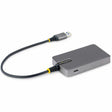 StarTech.com 4-Port USB-A Hub, 5Gbps, Bus Powered, USB-A to 4x USB-A Hub with USB-C Auxiliary Power Input, Portable USB Hub