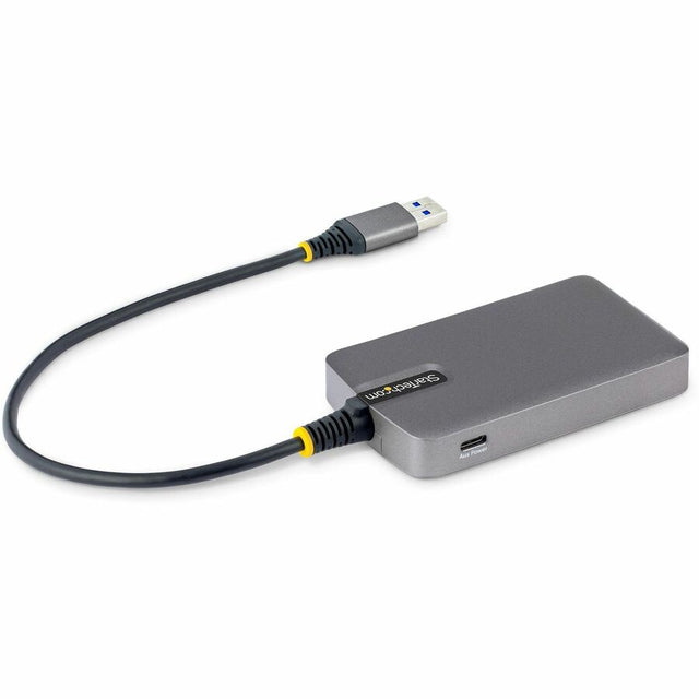 StarTech.com 4-Port USB-A Hub, 5Gbps, Bus Powered, USB-A to 4x USB-A Hub with USB-C Auxiliary Power Input, Portable USB Hub