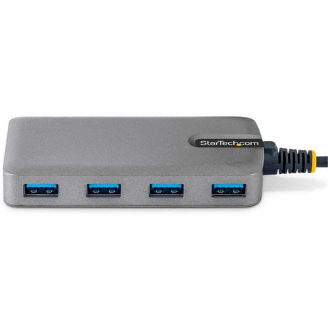 StarTech.com 4-Port USB-C Hub, 5Gbps, Bus Powered, 4x USB-A Ports, USB-C Auxiliary Power Input, Portable USB Type-C Hub